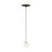 Visual Comfort SLPD585 Orbet 1-lt 3" LED Pendant - Nightshade Black