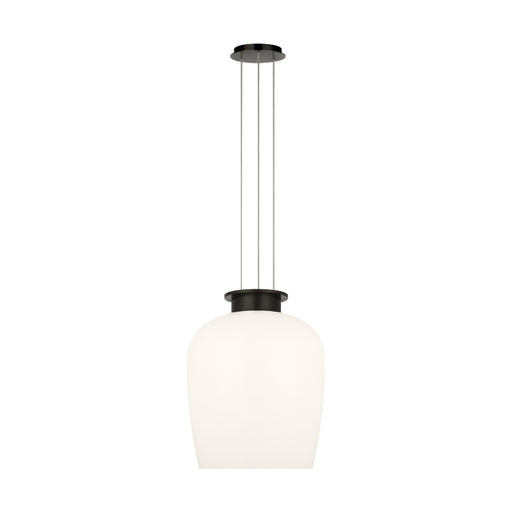 Visual Comfort SLPD625 Vetro 1-lt 17" LED Pendant - Bronze
