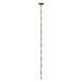 Visual Comfort SLPD651 Catena 57 LED Pendant with Surface Mount Driver - Hand Rubbed Antique Brass