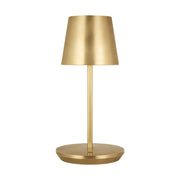 Visual Comfort SLTB53127 Nevis 1-lt 11" Tall LED Table Lamp - Hand Rubbed Antique Brass
