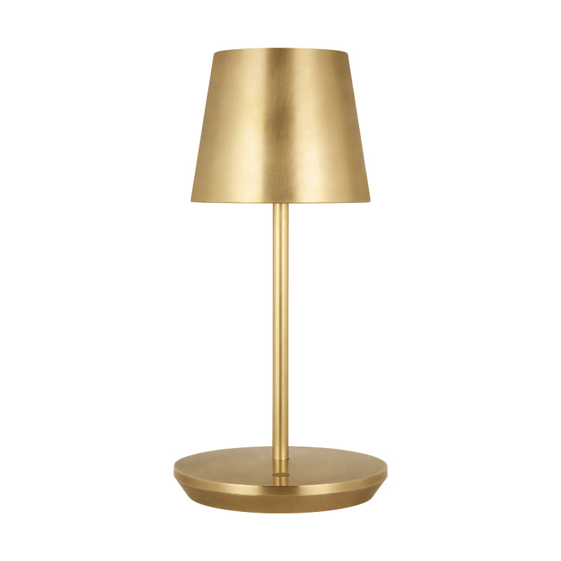 Visual Comfort SLTB53127 Nevis 1-lt 11" Tall LED Table Lamp - Hand Rubbed Antique Brass