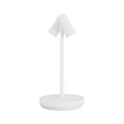 Visual Comfort SLTB53427 Doppia 2-lt 10" Tall LED Table Lamp - Matte White