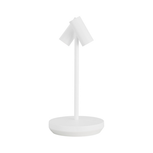Visual Comfort SLTB53427 Doppia 2-lt 10" Tall LED Table Lamp - Matte White