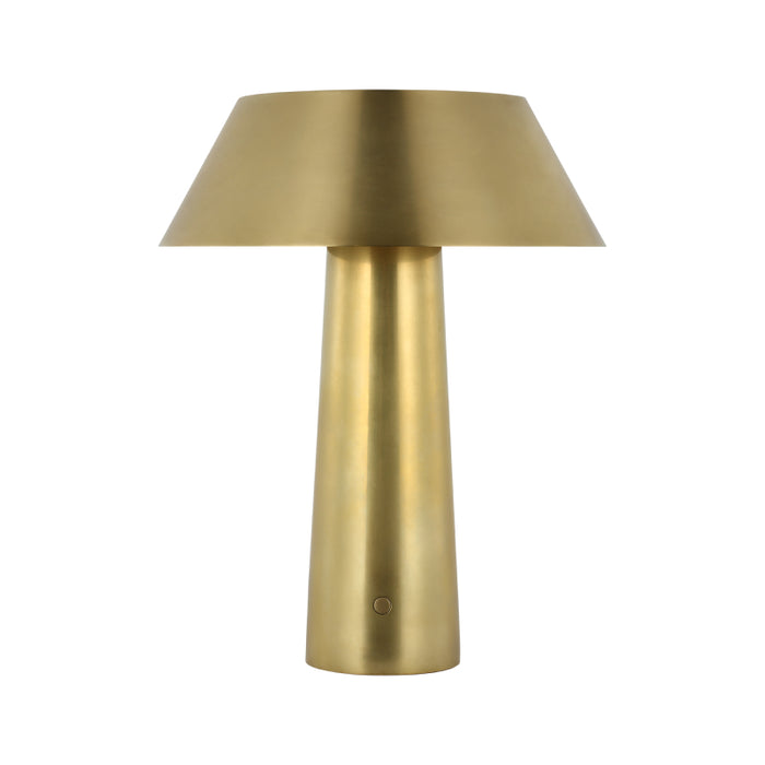 Visual Comfort SLTB56927 Sesa 1-lt 13" Tall LED Table Lamp - Hand Rubbed Antique Brass