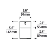 Visual Comfort SLTB66927 Caspe 6" Tall LED Table Lamp