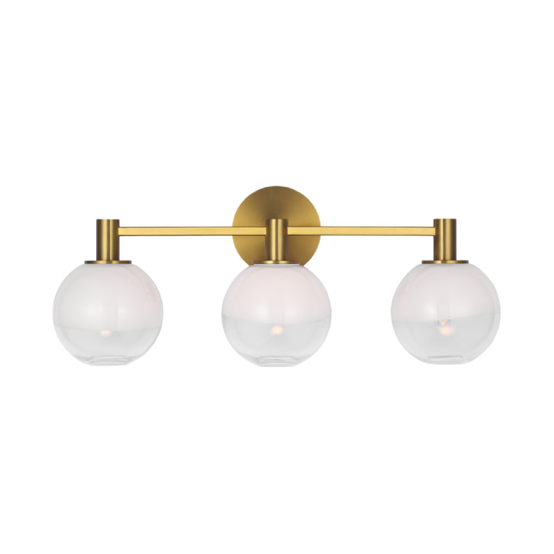 Visual Comfort SLV1003 Torian 3-lt 24" LED Vanity Light - Burnished Brass