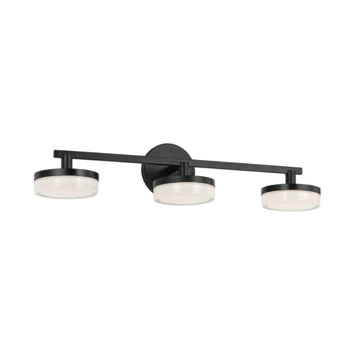 Visual Comfort SLV1013 Khan 3-lt 24" LED Vanity Light - Aged Iron