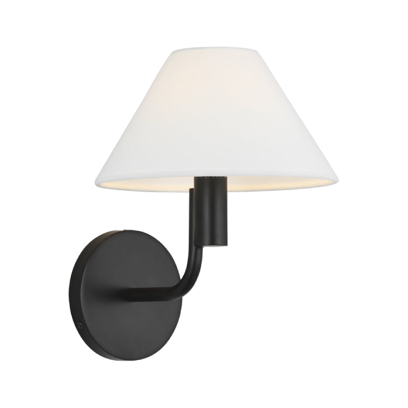 Visual Comfort SLW1001 Colfax 1-lt 10" Tall LED Small Wall Sconce - Aged Iron