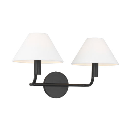 Visual Comfort SLW1012 Colfax 2-lt 19" LED Medium Wall Sconce - Aged Iron