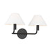 Visual Comfort SLW1012 Colfax 2-lt 19" LED Medium Wall Sconce - Aged Iron