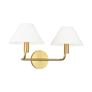 Visual Comfort SLW1012 Colfax 2-lt 19" LED Medium Wall Sconce - Burnished Brass
