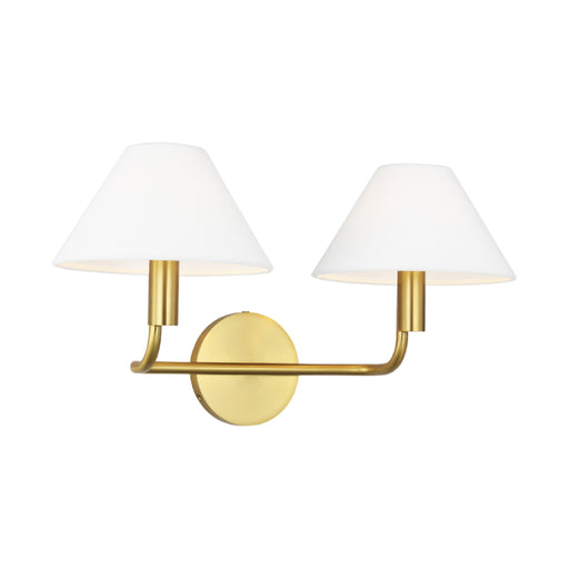 Visual Comfort SLW1012 Colfax 2-lt 19" LED Medium Wall Sconce - Burnished Brass