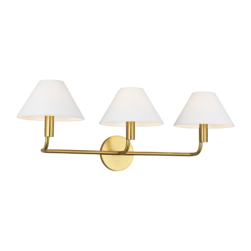 Visual Comfort SLW1023 Colfax 3-lt 29" LED Large Wall Sconce - Burnished Brass