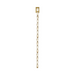 Visual Comfort SLWS549 Collier 53" Tall LED Wall Sconce - Hand Rubbed Antique Brass