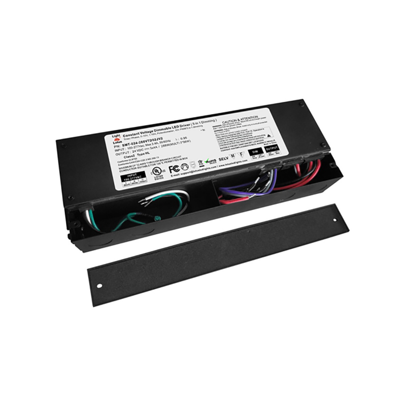 Lotus SMT-024 288W 24V Constant Voltage Driver, 5-in-1 Dimmable