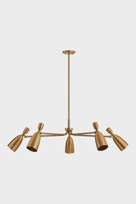 Troy F4050 Spade 5-lt 49" LED Chandelier