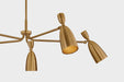 Troy F4050 Spade 5-lt 49" LED Chandelier