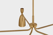 Troy F4050 Spade 5-lt 49" LED Chandelier
