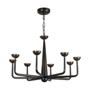 Alora CH313830 Spade 30" LED Chandelier - Urban Bronze