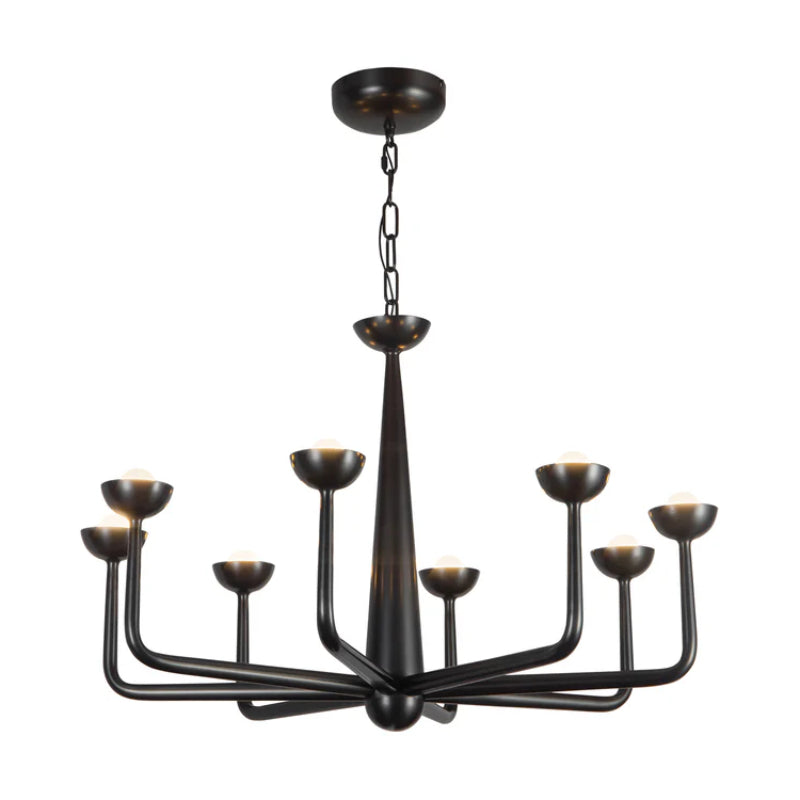 Alora CH313830 Spade 30" LED Chandelier - Urban Bronze