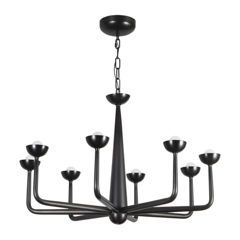 Alora CH313830 Spade 30" LED Chandelier - Urban Bronze