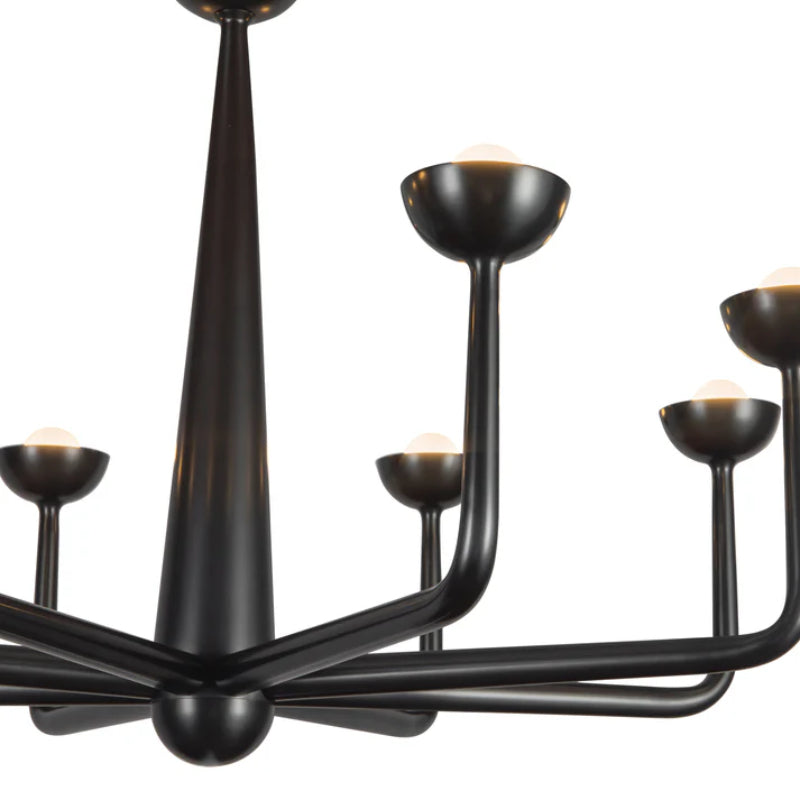 Alora CH313830 Spade 30" LED Chandelier - Urban Bronze