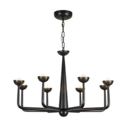 Alora CH313830 Spade 30" LED Chandelier - Urban Bronze