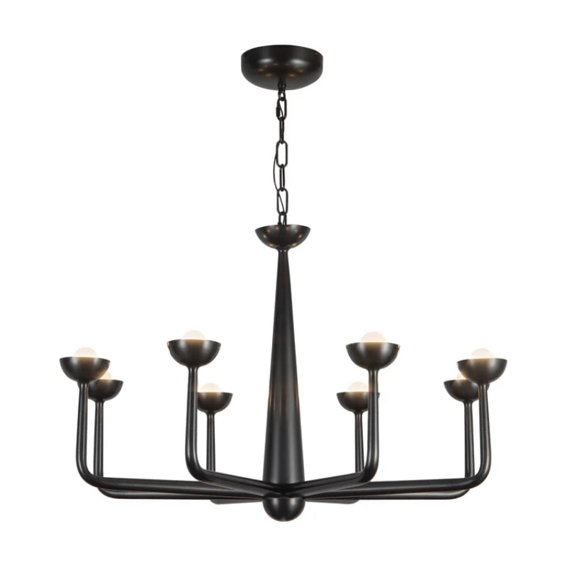 Alora CH313830 Spade 30" LED Chandelier - Urban Bronze
