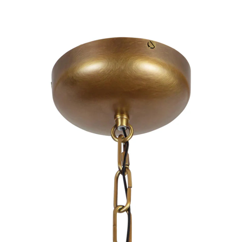 Alora CH313830 Spade 30" LED Chandelier - Vintage Brass