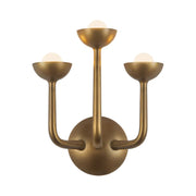 Alora WV313011 Spade 12" Tall LED Wall/Vantiy - Vintage Brass