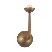 Alora WV313103 Spade 1-lt 12" Tall LED Wall Sconce - Vintage Brass