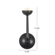 Alora WV313103 Spade 1-lt 12" Tall LED Wall Sconce