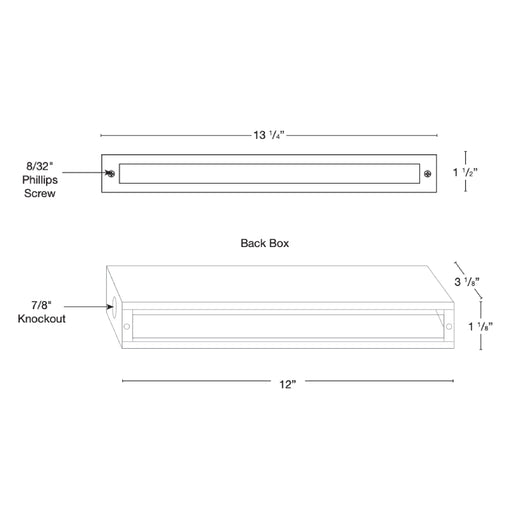SPJ SPJ-113-RL 13" LED Outdoor Step Light