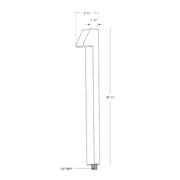 SPJ SPJ-21-BKPL 23" Tall LED Outdoor Path Light