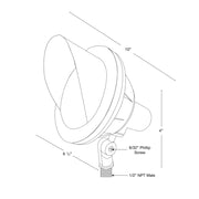SPJ SPJ-BL 25W LED Outdoor Directional Light