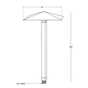 SPJ SPJ-CPL-6 20" Tall LED Outdoor Path Light