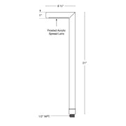 SPJ SPJ-DS21S 21" Tall LED Outdoor Path Light