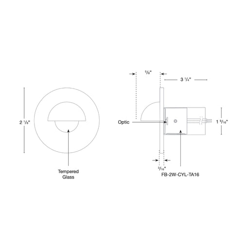SPJ GDG-3EB LED Outdoor Wall Light
