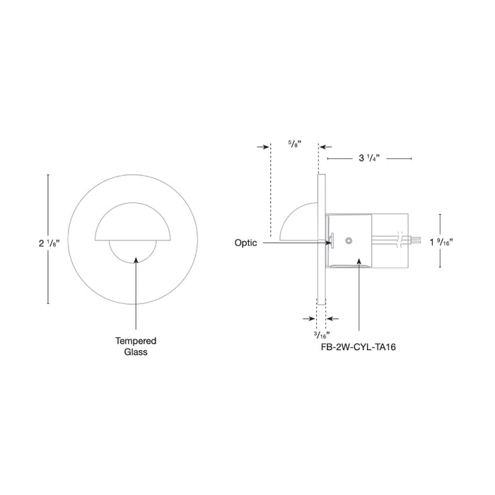 SPJ GDG-3EB LED Outdoor Wall Light