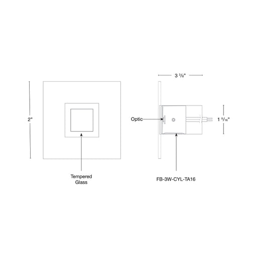 SPJ SPJ-GDG-SQP LED Outdoor Wall Light