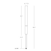SPJ SPJ-GS20 21" Tall LED Outdoor Path Light