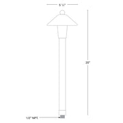 SPJ SPJ-HPL-5 20" Tall LED Outdoor Path Light