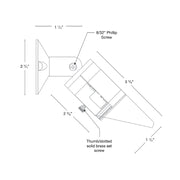 SPJ SPJ-MU1 2W LED Outdoor Directional Light