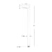 SPJ SQ100-1 21" Tall LED Outdoor Path Light
