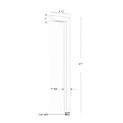 SPJ SPJ-SQ100-1 21" Tall LED Outdoor Path Light