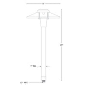 SPJ SPJ10-05 20" Tall LED Outdoor Path Light