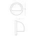SPJ SPJ18-03 LED Outdoor Wall Light