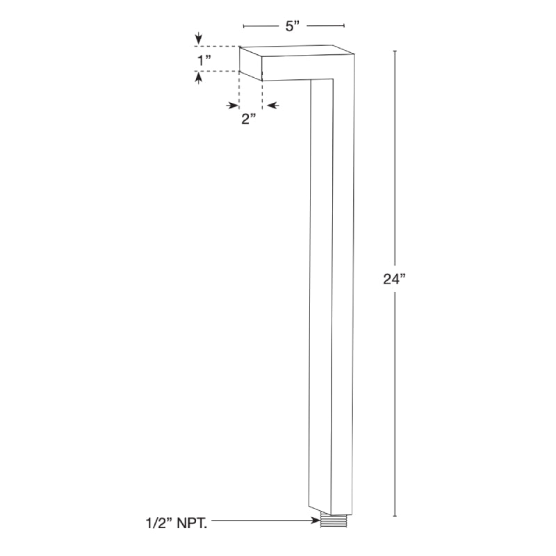 SPJ SPJ21-24 24" Tall LED Outdoor Path Light