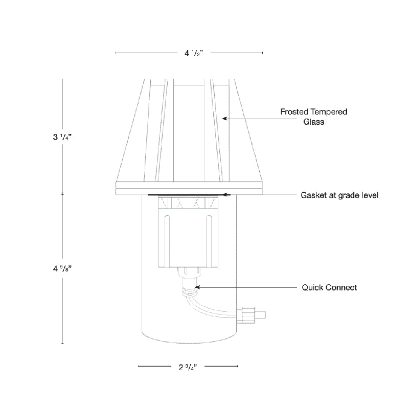 SPJ SPJ51-07 3W LED In-Ground Marker Light