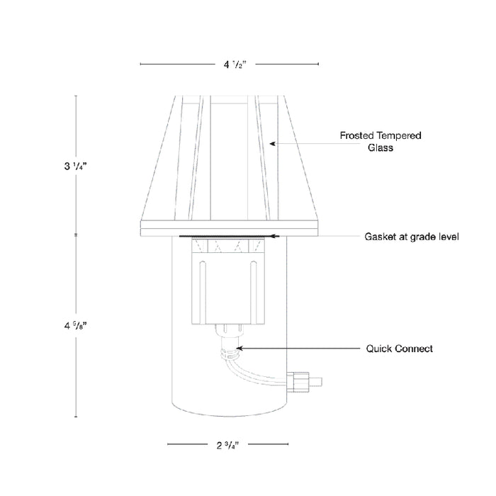 SPJ SPJ51-07 3W LED In-Ground Marker Light